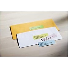 Vuralsin38 S0722380, Lw Adres Etiketi, (89X28 Mm) 520 Etiket/paket, Karışık Renkli (99011)