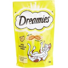 Vuralsin38 Dreamies Kuru Kedi Ödül Maması, Peynirli (6 x 60GR)