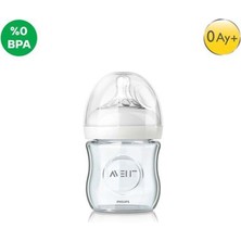 Philips Avent 120 ml Doğal Cam Biberon Yüksek Isıya Dayanıklı BPA İçermeyen Ergonomik Tasarım