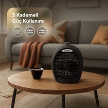 Vuralsin38 LX-6331 Füme 2000 W Fanlı Isıtıcı