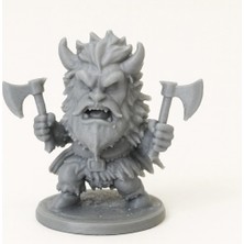 Hivhestin Viking Berserker Savaşçı Heykeli - Dekoratif Mini Figür Biblo - Masaüstü Aksesuarı
