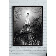 (PSTER10970) Eyfel Kulesi Manzara Çerçeveli Tablo 2 (40X50CM)