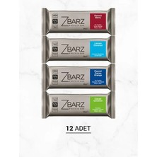 Zbarz Vegan Protein Karışık Tanışma Kutu 35 gr | 12 Adet İçinde Farklı Lezzetler  4x3