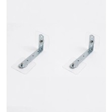ePhase 2 Set Büyük Boy Deprem Güvenliği Kendinden Yapışkanlı 6X14CM Mobilya Eşya Dolap Sabitleme Aparatı