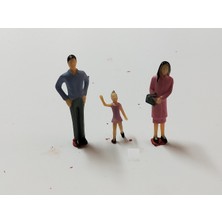 Del Rey DelRey Maket 1/30 Ölçekli Oturan İnsan Figürü 3'lü Set Kaliteli Malzeme