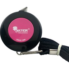 Aura Online AKTİON Askılı Mezura - AUTOLOCK - PEMBE Renk  1.5 MT - German Qualıty