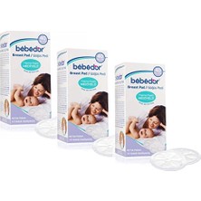 Bebedor Polietilen Dış Yüzeyli Göğüs Pedi 40 Adet 3'lü Paket Ultra Emici ve Yumuşak Tasarım