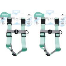 Vuralsin38 Gentle Dog Göğüs Tasması Green (M) (2 Paketi)