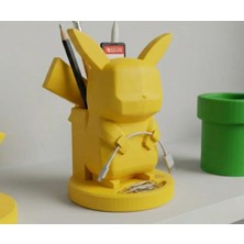 Hivhestin Pikachu Figürlü Dekoratif Masaüstü Düzenleyici ve Kalemlik - Özel Tasarım
