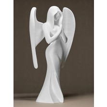 Hivhestin Dekoratif Melek Figürü - Modern Tasarım Özel Dokulu Biblo Heykel