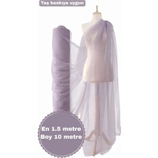 Narin Kumaş Evi Yırtılmaz Hayal Tül Premium Pastel Lila - Abiye, Organizasyon, Süsleme, Paketleme Tülü