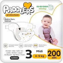 Protection Bebek Bezi 3 Numara (200 Adet) ve Bakım Örtüsü Seti