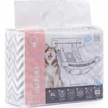 Vuralsin38 M-Pets Diapers Dişi Köpekler Için Külot Xl 10'lu