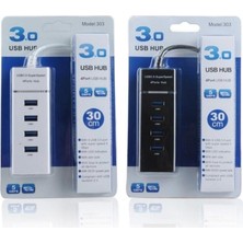 Tigoes Usb Hub Model 303 4 Port Usb 3.0 Bağlantı Tipi Kablolu 30 cm Veri Aktarım Hızı