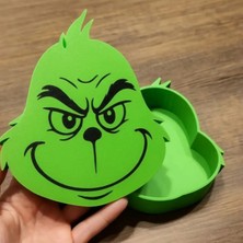 Hivhestin Grinch Tasarımlı Çok Amaçlı Dekoratif Saklama Kutusu