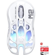 Gravastar Mercury M2 Rgb 26.000 Dpı Optik Gaming Mouse, Kablosuz, Opaline White