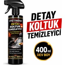 Oto Trend Detay Koltuk Temizleyici 400 ml – Araç Içi Kumaş ve Döşeme Temizleyici, Güçlü Leke Çözücü