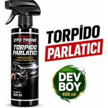 Oto Trend Torpido Parlatıcı 400 ml Kolay Uygulama ile Plastik Aksamlar için Kalıcı Parlaklık