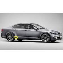 Vuralsin38 Sağ Marşpiyel Arka Uç Krom Çıta 3G0898986 Vw Passat B8.5 ile Uyumlu 2020-2022