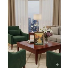 Prime Premium Serisi 15 * 20 cm Ahşap Resim Çerçevesi Kahverengi