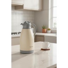 Vuralsin38 Grandio Çelik Termos Krem 2 Litre