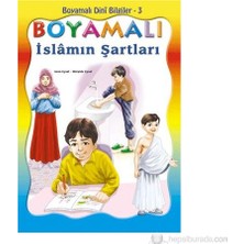 Uysal Yayınevi Boyamalı İslamın Şartları 3 - 5 Yaş İçin Eğlenceli Boyama Kitabı Türkçe 80 Sayfa