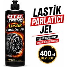 Can Oto Trend Lastik Parlatıcı Jel 400 ml – Uzun Süre Kalıcı Islak Görünüm ve Derin Parlaklık
