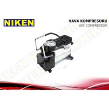 Niken Araç Lastik Hava Kompresörü 12V Metal Profesyonel Universal Araçlar İçin Premium Kalite