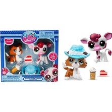 Littlest Pet Shop Minişler 2’li Figür Seti S3 - 151&150 Collie Köpek ve Inek