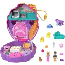 Polly Pocket Tatlı Düşünceler Kek Kutusu 2 Mikro Bebek ve 13 Aksesuar Oyun Seti