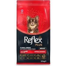 Vuralsin38 Reflex Plus Kuzu Etli Küçük Irk Yetişkin Köpek Maması 1.5 kg