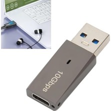 Vuralsin38 USB 3.1 To Type-C Adaptör 10GBPS (10 Gigabit) Pc ve Bilgisayarlarınızdan Type-C Çıkış Almak Için Çevirici Usb'den Type-C Dönüştürücü Tak ve Çalıştır ADS613