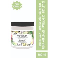 NatureLab Protein Maske Boyalı Saçlar İçin Yumuşatıcı Etki 500 ml Renk Koruyucu