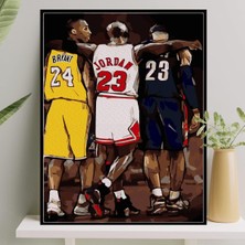 Vuralsin38 Hobi Sanat Sayılarla Boyama Tuval Seti Fırça Boya Dahil (Çıtalı) 40X50 cm - Nba