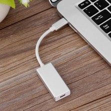 Vuralsin38 Type-C To Mini Displayport Adaptör – 4K UHD 60Hz Görüntü Aktarımı, Tak-Çalıştır, Laptop, Tablet ve Monitör Bağlantısı Için Alüminyum Gövdeli Type-C Dönüştürücü Kablo