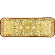 Vuralsin38 Bıtz Servis Tabağı Dikdörtgen 38 x 14 x 3 cm