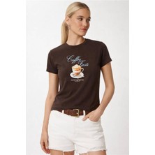 Fashion Friends 26Y0070K1 Kadın Baskılı T-Shirt