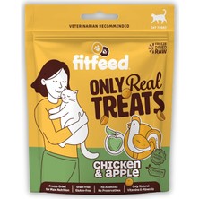 Fitfeed Freeze-Dried Çiğ Tavuk&elma Kedi Ödül Maması 40G