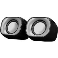 Vuralsin38 Hp DHS-2111 2.0 Mini Taşınabilir Multimedya Speaker Hoparlör, Siyah