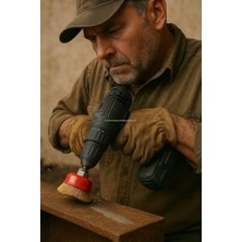 Saçaklı Çanak Fırça, 65 Mm, Çelik Tel, Yüzey Temizleme Aparatı, Spiral Taşlama Uyumlu, Pas Çapak Alıcı, Endüstriyel Tip, Yüksek Dayanımlı, Metal Fırça