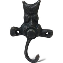 Galata Bronz Kedi Kapı Zili, Siyah