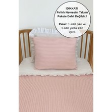 Pamuka Pike Takımı Bebek Örgü Desen-Açık Pembe