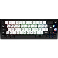 Hawk HK540 Mekanik Prelubed Switch Rgb Tri-Mode Kablosuz/bluetooth %65 Full Türkçe Gaming Klavye