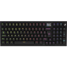 Hawk HK530 Mekanik Prelubed Switch Rgb Tri-Mode Kablosuz/bluetooth Full Türkçe Gaming Klavye