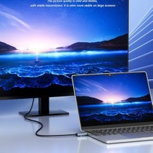 Vuralsin38 HDMI To VGA Görüntü Çevirici Dönüştürücü Adaptör Monitör Kablosu Altın Kaplama HDMI Uyumlu VGA Kablosu, Pc Monitörü, Projektör ve Hdtv Için 2 Metre