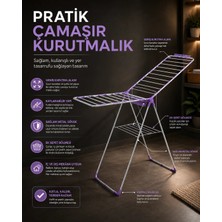 Nokhba Çamaşır Kurutma Askısı Lavender