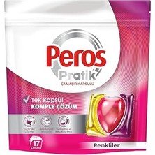 Peros Pratik Renkliler 17'li Çamaşır Kapsülü