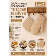 Fırın Eldiveni Fırın Tutacağı Premium Isı Geçirmez Mutfak Eldiveni Tutacak Isıya Dayanıklı Eldiven
