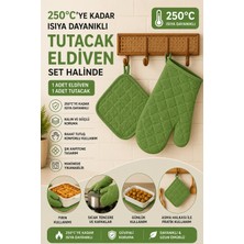 Fırın Eldiveni Fırın Tutacağı Premium Isı Geçirmez Mutfak Eldiveni Tutacak Isıya Dayanıklı Eldiven