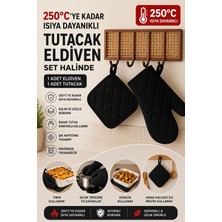 Fırın Eldiveni Fırın Tutacağı Premium Isı Geçirmez Mutfak Eldiveni Tutacak Isıya Dayanıklı Eldiven